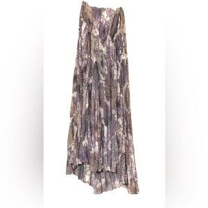 Yvonne Lafleur strapless Floral dress NWT